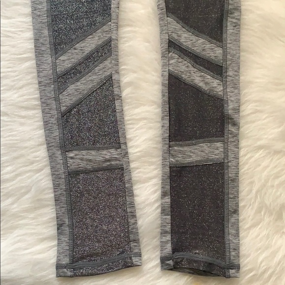 LAST CALL Gray Spandex with Glitter Mesh Accents - Picture 7 of 8